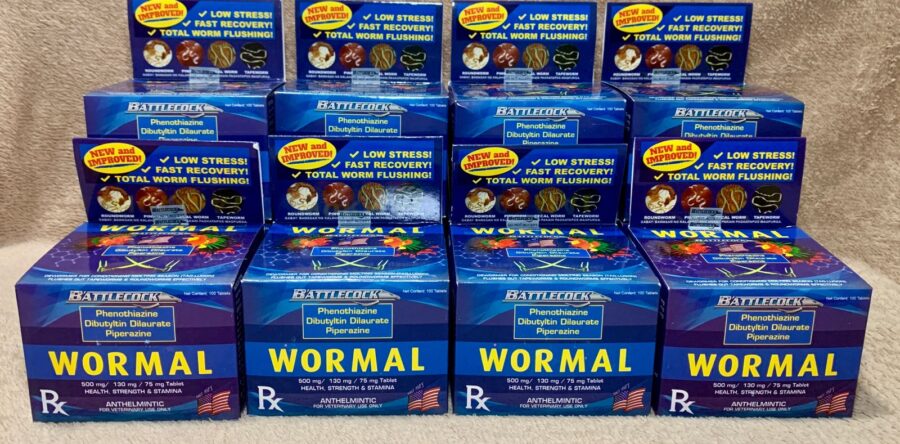 12 Boxes Wormal Anthelmintic Tablets